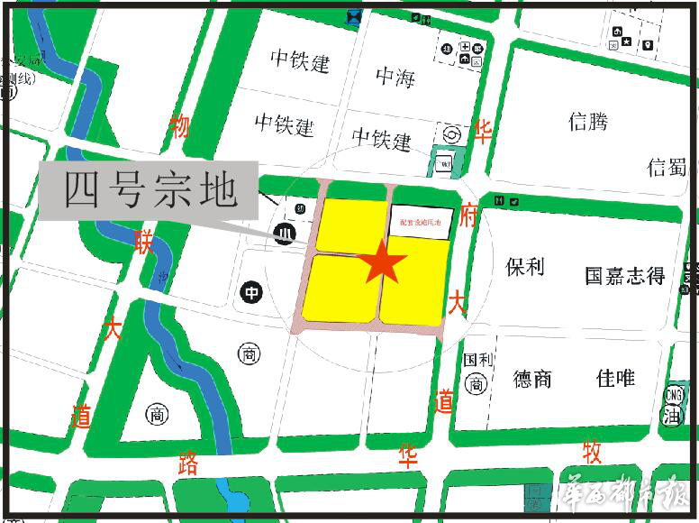 房产 正文 四宗土地信息一览: 1号宗地:龙泉驿区同安街道圣景路以北