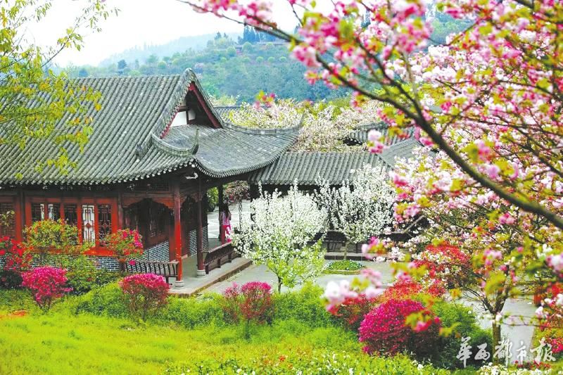 蜀中轶事|蜀王朱让栩 题诗成都十大春景