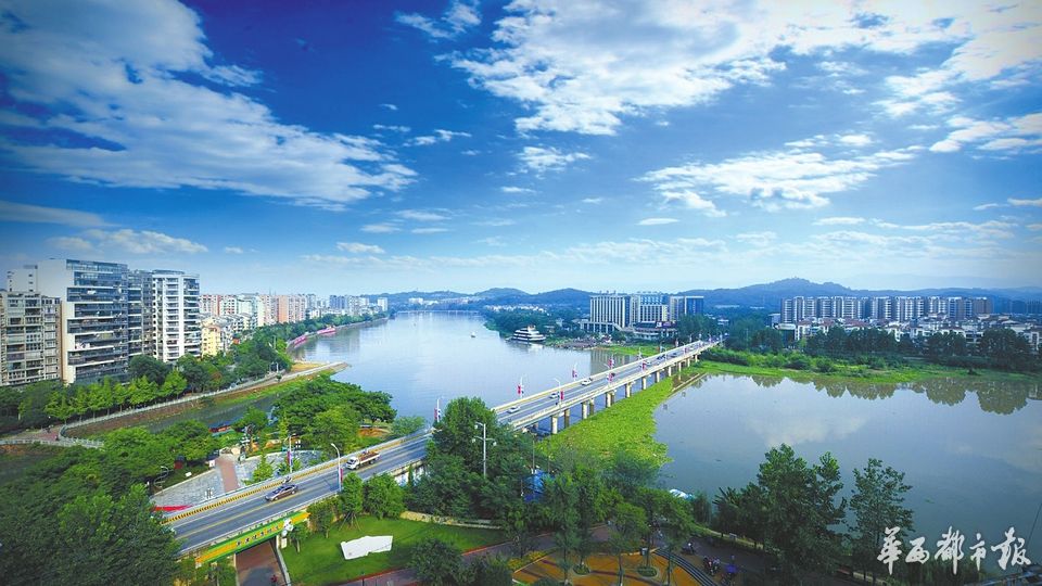 新津城市景观.新津县委宣传部供图